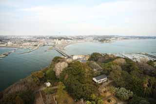 photo, la matire, libre, amnage, dcrivez, photo de la rserve,Le dcor d'observatoire Enoshima, foss, vague, construire, Pninsule Miura