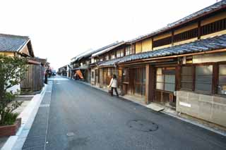 Foto, materieel, vrij, landschap, schilderstuk, bevoorraden foto,Inuyama, Tichel, Particulier huis, Traditie, Straatlantaarn