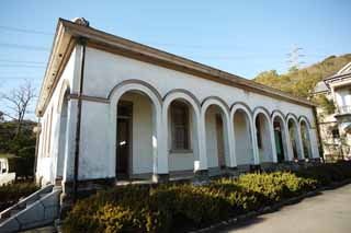 Foto, materieel, vrij, landschap, schilderstuk, bevoorraden foto,De Meiji-mura Village Museum Imperial Guards stationeren hoofdkwartier gebouw, Gebouw van de Meiji, De Westernization, Westelijke-trant gebouw, Cultureel heritage