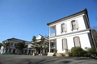 fotografia, materiale, libero il panorama, dipinga, fotografia di scorta,Meiji-mura Villaggio Museo Mie edificio Statale, costruendo del Meiji, L'occidentalizzazione, Edificio di occidentale-stile, Eredit culturale