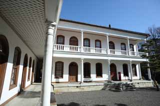 fotografia, materiale, libero il panorama, dipinga, fotografia di scorta,Meiji-mura Villaggio Museo Mie edificio Statale, costruendo del Meiji, L'occidentalizzazione, Edificio di occidentale-stile, Eredit culturale