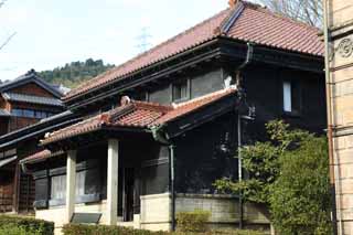 fotografia, materiale, libero il panorama, dipinga, fotografia di scorta,Meiji-mura Villaggio Museo Yasuda tiene denaro in banca Ramo di Aizu, costruendo del Meiji, L'occidentalizzazione, Edificio di occidentale-stile, Eredit culturale