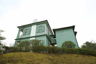 Foto, materiell, befreit, Landschaft, Bild, hat Foto auf Lager,Meiji-mura-Dorf Museum Yamate, Kobe Westerner-Haus, das Bauen vom Meiji, Die Verwestlichung, West-Stilgebude, Kulturelles Erbe