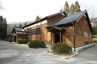 photo,material,free,landscape,picture,stock photo,Creative Commons,The fourth Meiji-mura Village Museum Senior High School martial arts dojo studio [a silent temple], building of the Meiji, The Westernization, Western-style building, Cultural heritage