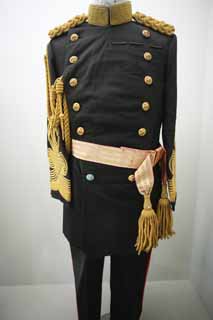 Foto, materiell, befreit, Landschaft, Bild, hat Foto auf Lager,Meiji-mura Village Museum militrische Uniform, Die Streitkrfte, Die Verwestlichung, Uniform, Kulturelles Erbe