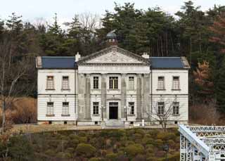 fotografia, materiale, libero il panorama, dipinga, fotografia di scorta,La Meiji-mura villaggio museo armadietto biblioteca, costruendo del Meiji, L'occidentalizzazione, Edificio di occidentale-stile, Eredit culturale