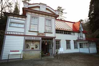 foto,tela,gratis,paisaje,fotografa,idea,Takata Oguma estudio de foto del museo de pueblo de Meiji - mura, Construccin del Meiji, La occidentalizacin, Edificio historia de vaqueros -style, Herencia cultural