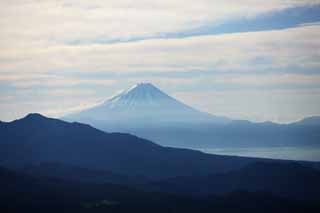Foto, materieel, vrij, landschap, schilderstuk, bevoorraden foto,Mt. Fuji, Mt. Fuji, Sneeuw, Wolk, Ik word gesluierd