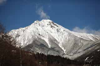 photo, la matire, libre, amnage, dcrivez, photo de la rserve,Mt rouge. Yatsugatake, Les Alpes, Escalade, montagne hivernale, La neige