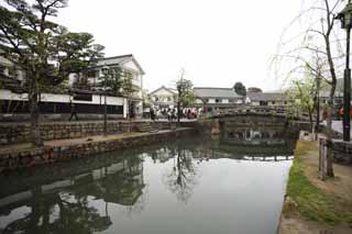 photo,material,free,landscape,picture,stock photo,Creative Commons,Kurashiki Kurashiki River, Traditional culture, willow, Japanese culture, The history
