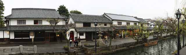 photo, la matire, libre, amnage, dcrivez, photo de la rserve,Kurashiki Kurashiki rivire, Culture traditionnelle, Architecture de la tradition, Japonais fait une culture, L'histoire