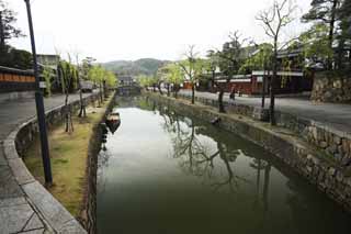 fotografia, materiale, libero il panorama, dipinga, fotografia di scorta,Kurashiki Kurashiki il fiume, Cultura tradizionale, Architettura di tradizione, Cultura giapponese, La storia