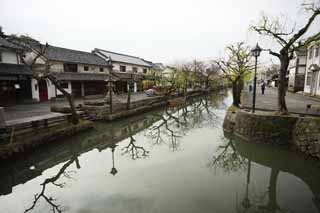 photo, la matire, libre, amnage, dcrivez, photo de la rserve,Kurashiki Kurashiki rivire, Culture traditionnelle, Architecture de la tradition, Japonais fait une culture, L'histoire