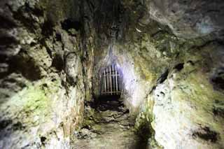 photo,material,free,landscape,picture,stock photo,Creative Commons,Ryugenji tunnel of Iwami-silver-mine, The gallery, vein, An eternal deposit, Somo