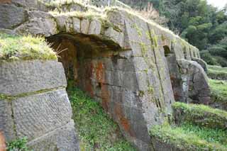 fotografia, materiale, libero il panorama, dipinga, fotografia di scorta,Veleno di ratto di arsenicale da Iwami-argento-miniera traccia di laboratorio di Shimizudani, Ishigaki, Raffinatura, il mio, Fukuishi deposita