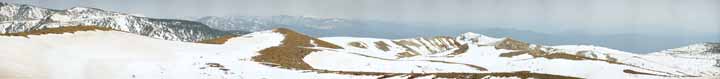 photo, la matire, libre, amnage, dcrivez, photo de la rserve,Kusatsu Mt. Shirane, arbre, ciel bleu, haute montagne, pierre