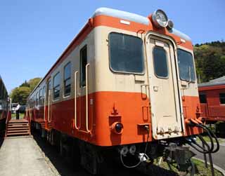 fotografia, materiale, libero il panorama, dipinga, fotografia di scorta,Una ferrovia treno di diesel di tipo pubblico, ferrovia, Un'arancia, connettore, viaggiatore