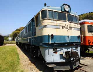 fotografia, materiale, libero il panorama, dipinga, fotografia di scorta,Galvanismo di ferrovia EF60 locomotivo, ferrovia, Blu, connettore, Una locomotiva elettrica