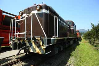 fotografia, materiale, libero il panorama, dipinga, fotografia di scorta,Diesel di ferrovia DD51, ferrovia, Castano, connettore, viaggiatore