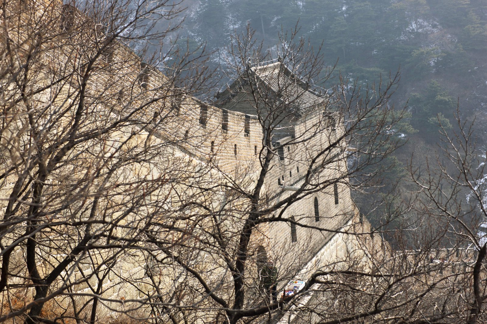 photo,material,free,landscape,picture,stock photo,Creative Commons,Mu Tian Yu Great Wall, castle wall, lookout in a castle, The Hsiung-Nu,