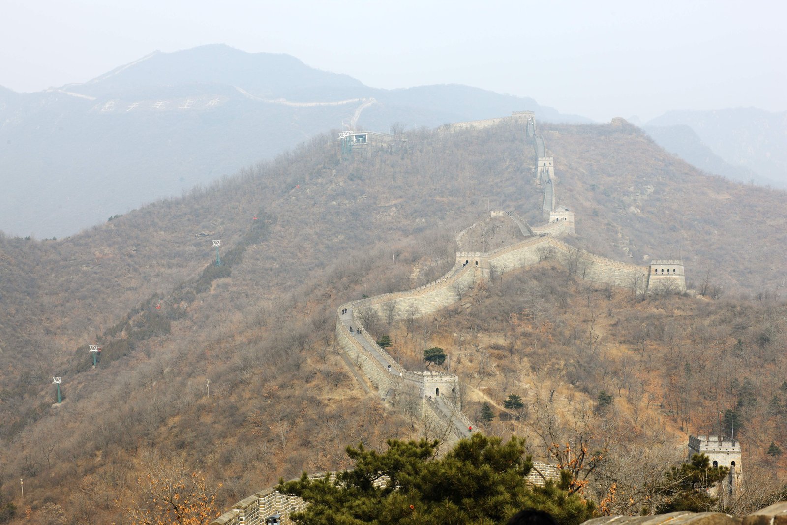 写真,素材,無料,フリー,フォト,クリエイティブ・コモンズ,風景,壁紙,万里の長城 慕田峪, 城壁, 城楼, 匈奴, 朱元璋
