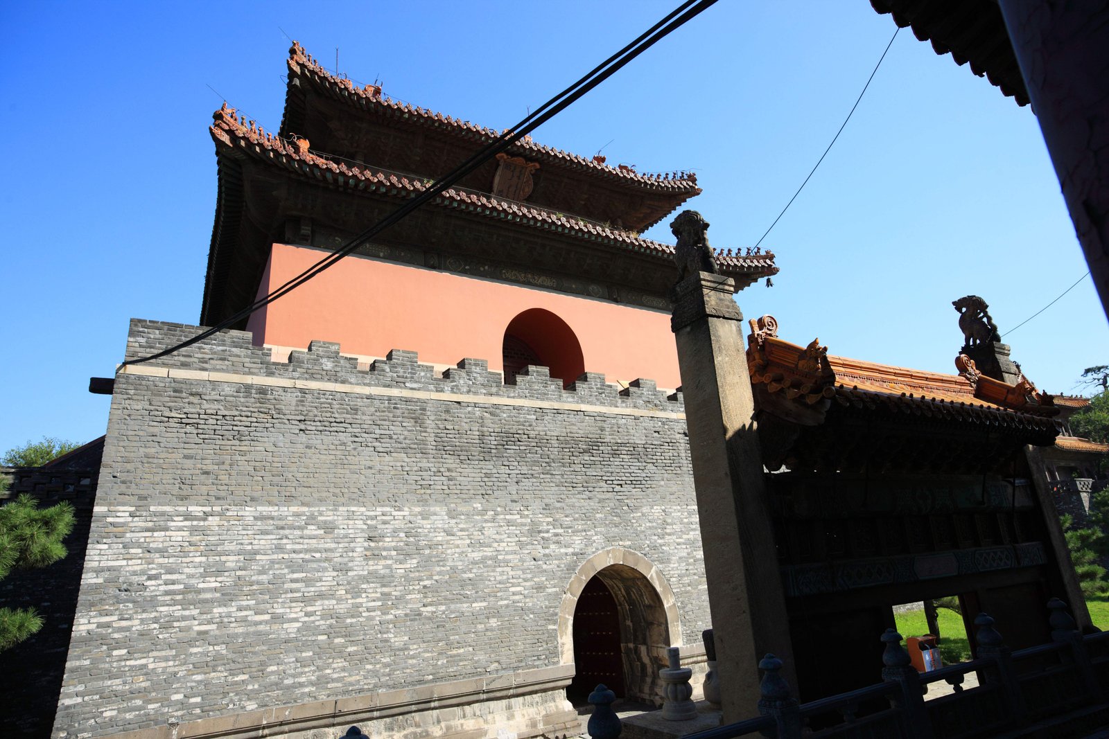 photo,material,free,landscape,picture,stock photo,Creative Commons,Zhao Mausoleum (Qing) Lou Ming, , , ,