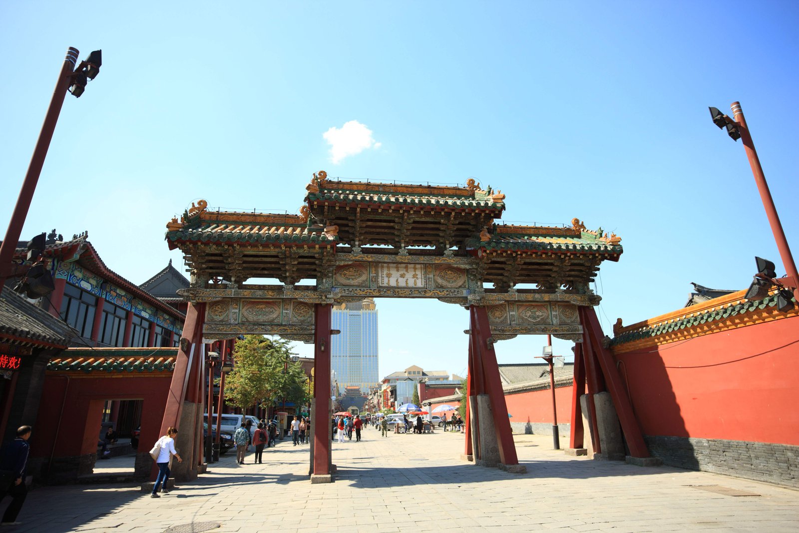 photo,material,free,landscape,picture,stock photo,Creative Commons,Shenyang Imperial Palace military exploits Bow, , , ,