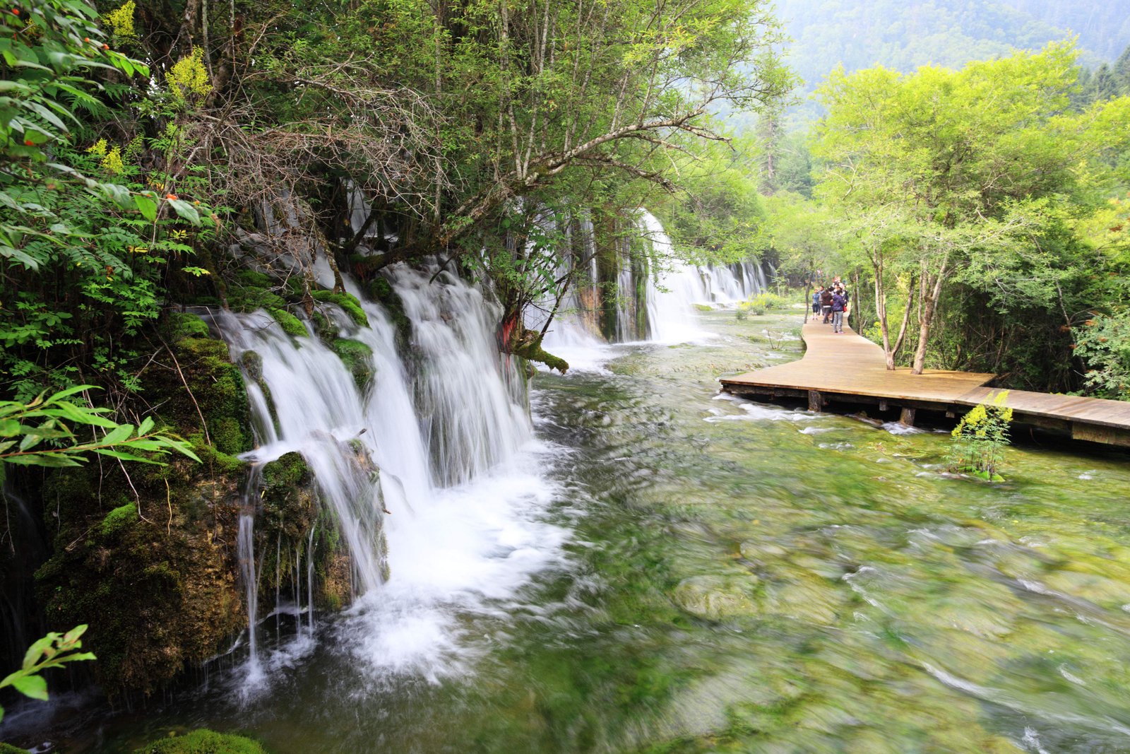photo,material,free,landscape,picture,stock photo,Creative Commons,Jiuzhaigou Yatakeumi Waterfall, , , ,