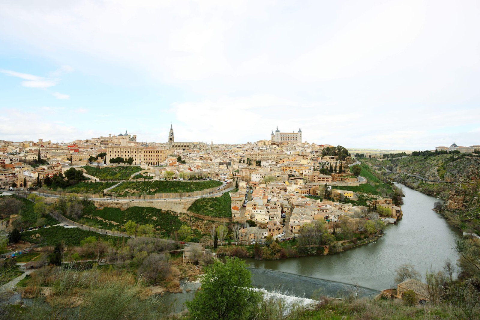 photo,material,free,landscape,picture,stock photo,Creative Commons,A panoramic view of Toledo, , , ,