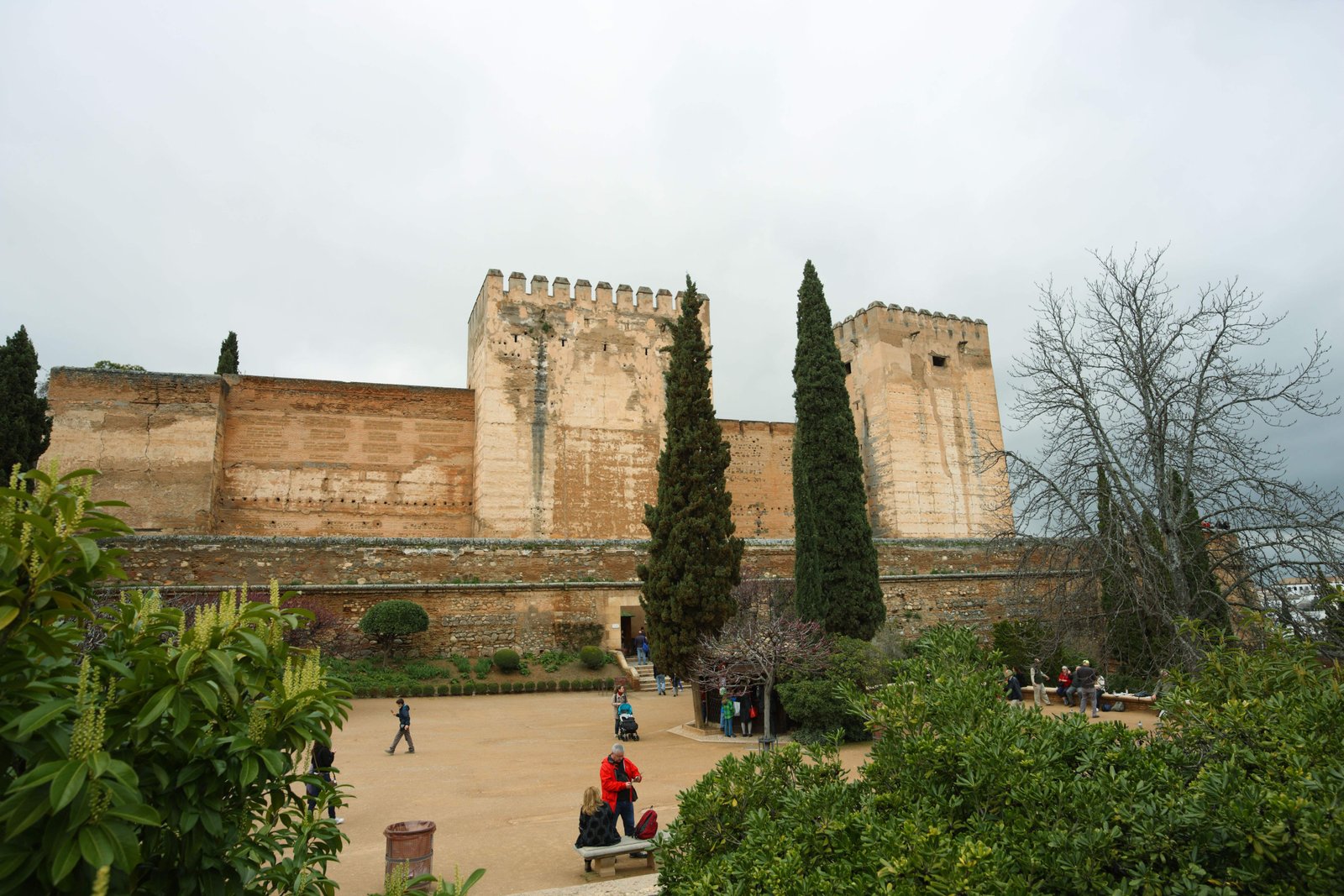 photo,material,free,landscape,picture,stock photo,Creative Commons,Alhambra Palace Alcazaba, , , ,