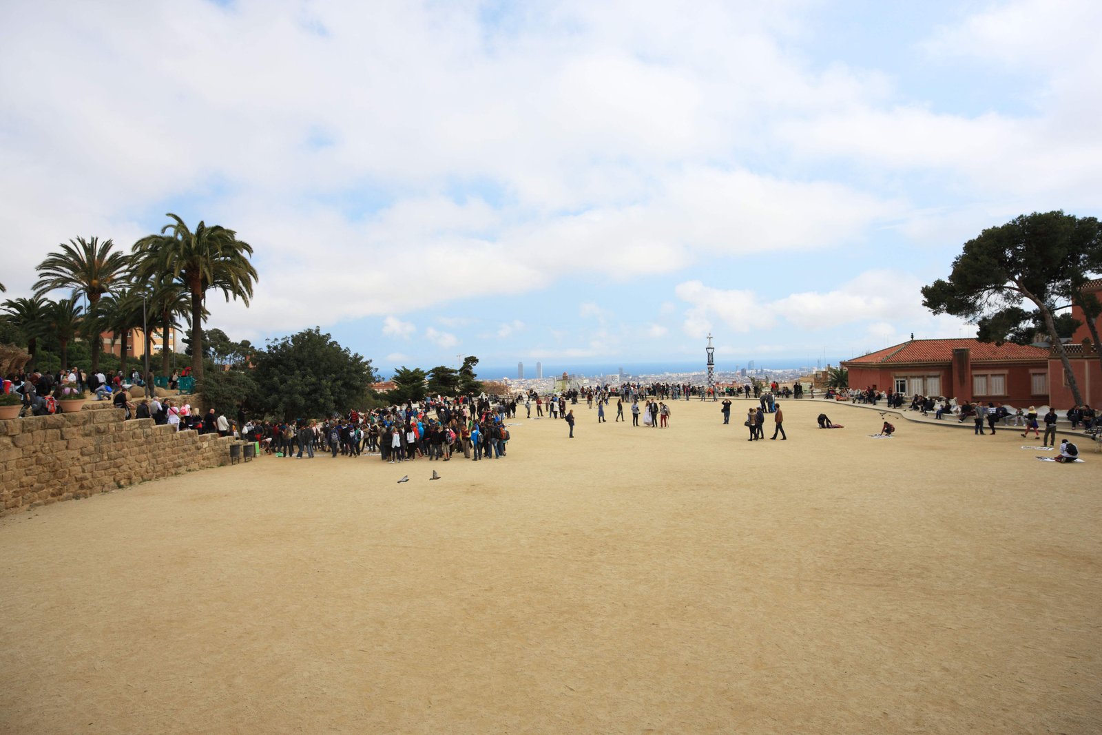 写真,素材,無料,フリー,フォト,クリエイティブ・コモンズ,風景,壁紙,グエル公園, , , ,