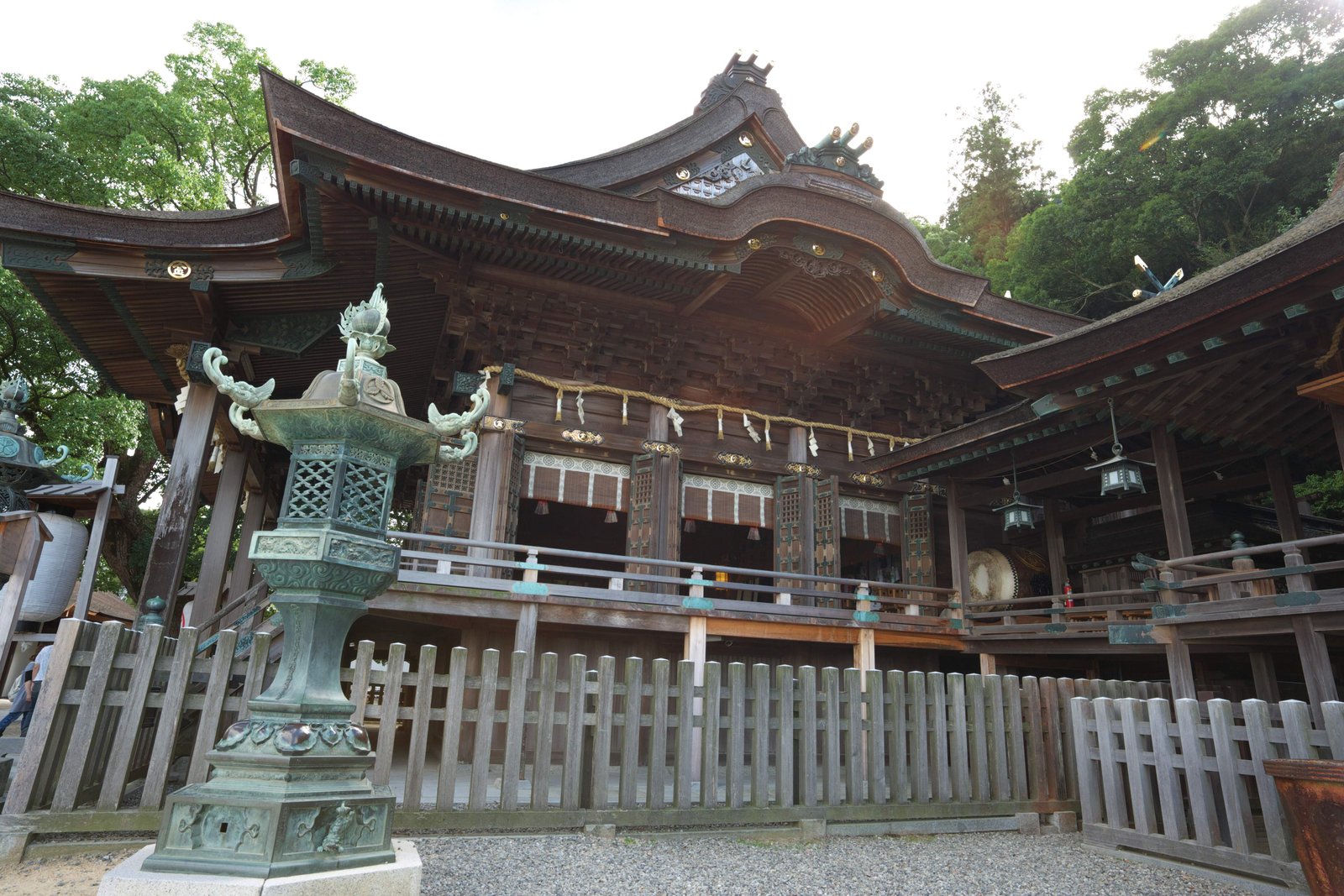 photo,material,free,landscape,picture,stock photo,Creative Commons,Kompira-san Shrine Hongu, Shinto shrine Buddhist temple, The big game chief god, wooden building, Shinto