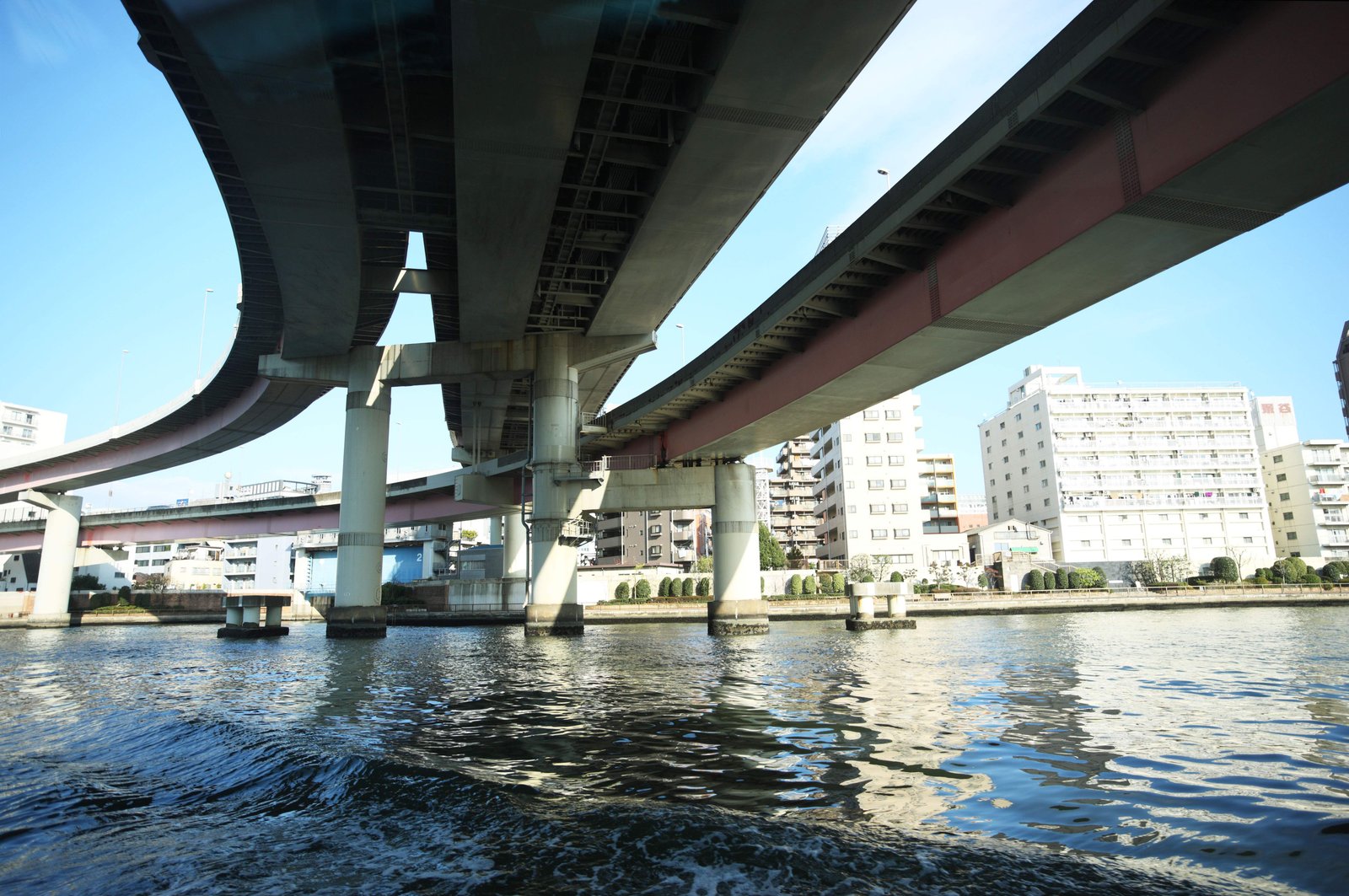 photo,material,free,landscape,picture,stock photo,Creative Commons,The bridge of the Metropolitan expressway, bridge, Sumida River descent, highway, Traffic