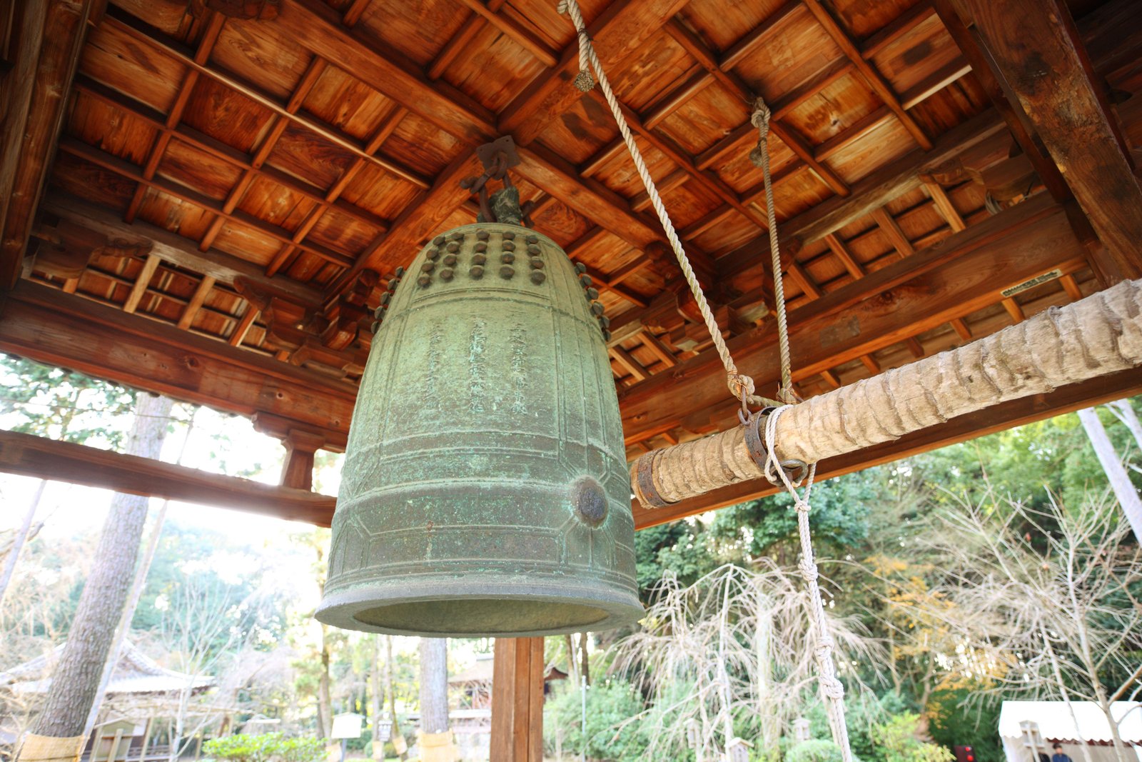 写真,素材,無料,フリー,フォト,クリエイティブ・コモンズ,風景,壁紙,醍醐寺 釣鐘, 仏教寺院, 仏像, 梵鐘, 鐘楼