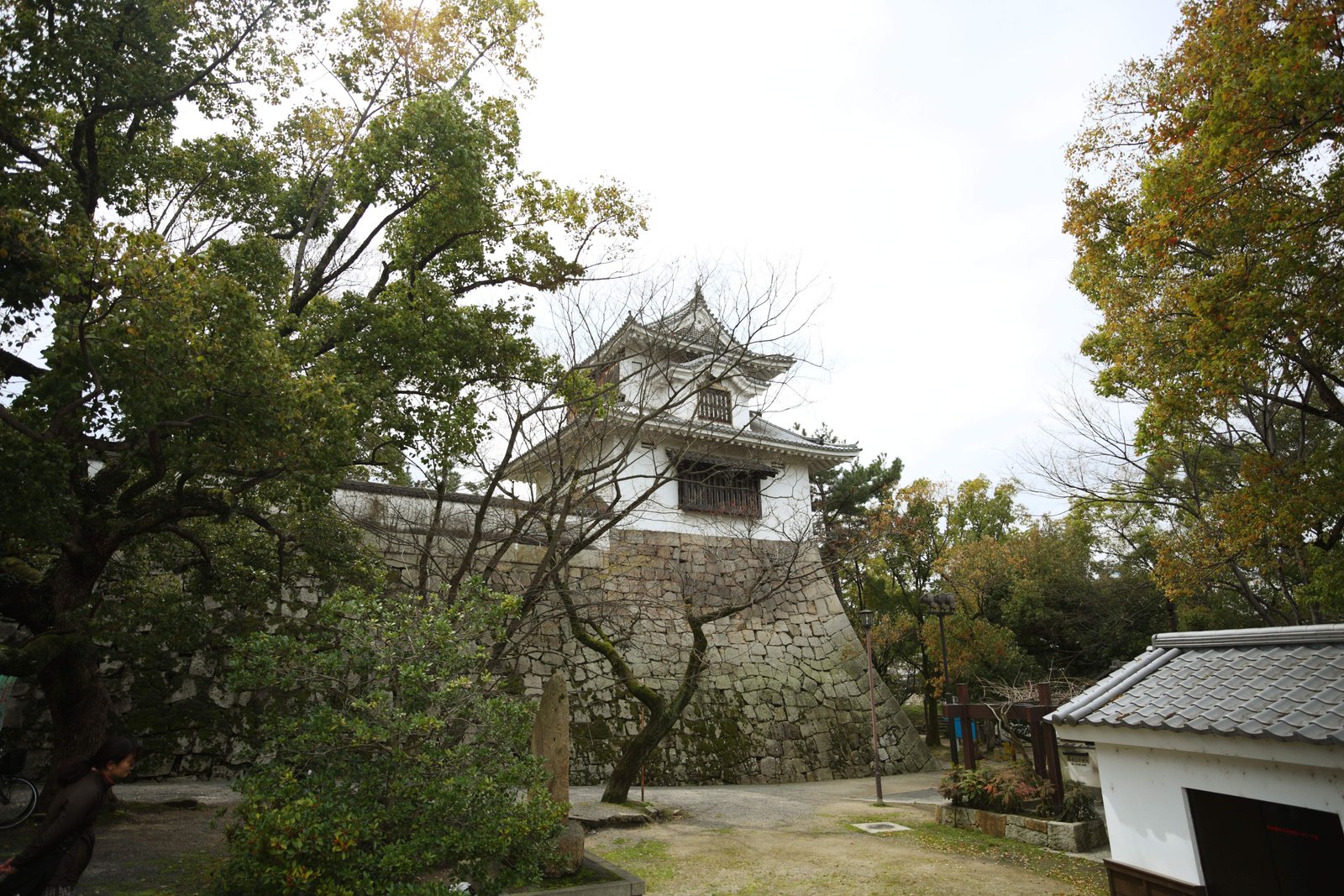 photo,material,free,landscape,picture,stock photo,Creative Commons,Okayama-jo Castle viewing the moon oar, castle, corner oar, Crow Castle,