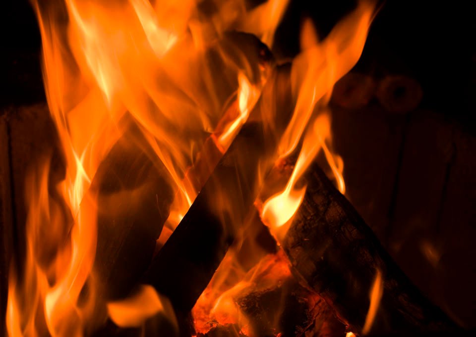 photo,material,free,landscape,picture,stock photo,Creative Commons,Firewood burns and, Fire, Flame, Charcoal, flame