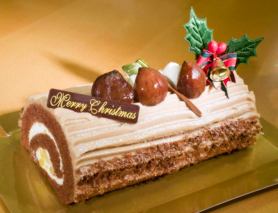 photo,material,free,landscape,picture,stock photo,Creative Commons,Bush doh Noel, X'mas, Christmas cake, marron, bell