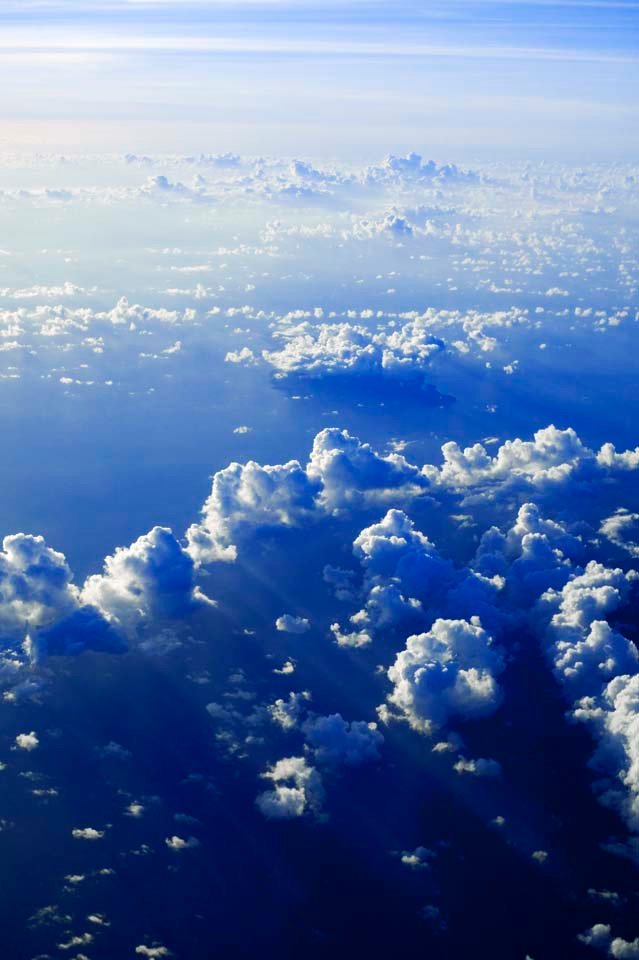 photo,material,free,landscape,picture,stock photo,Creative Commons,A cloud of a southern country, cloud, The sea, shadow, 