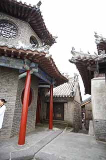 fotografia, materiale, libero il panorama, dipinga, fotografia di scorta,Padiglione di Penglai, miraggio, edificio alto, Cibo cinese, facendo il turista macchia