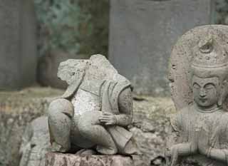 fotografia, materiale, libero il panorama, dipinga, fotografia di scorta,Visto Shangdong vecchio Gohyaku Rakan pi scenico, Buddismo, Ishibotoke, Immagine buddista, Realizzazione