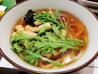 , , , , ,  .,Udon, Fried  curd,  ,  chrysanthemum, Udon