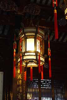 photo,material,free,landscape,picture,stock photo,Creative Commons,A YuGarden garden lantern, Illumination, Culture, Chinese food style, Chinese building