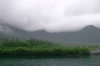 Foto, materiell, befreit, Landschaft, Bild, hat Foto auf Lager,Taisho-Teich und Wolke, Wolke, Teich, Hain, Berg