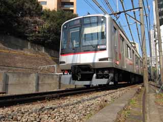 fotografia, materiale, libero il panorama, dipinga, fotografia di scorta,Tokyu Toyoko la linea, ferrovia, treno, Tokyu fiancheggia, pista