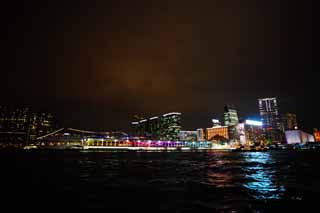 photo, la matire, libre, amnage, dcrivez, photo de la rserve,La vue de la nuit de Hong-Kong, gratte-ciel, construire, Non, vue de la nuit