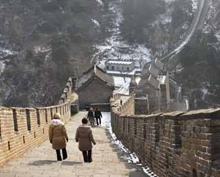 fotografia, materiale, libero il panorama, dipinga, fotografia di scorta,Mu Tian Yu il grande muro, muro di castello, guardia in un castello, Il Hsiung-Nu, 