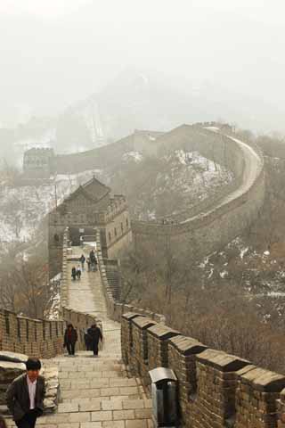 foto,tela,gratis,paisaje,fotografa,idea,Mu Tian Yu gran pared, Pared de castillo, Puesto de vigilancia en un castillo, El Hsiung - Nu, 