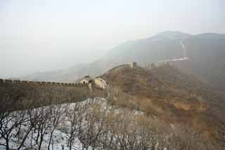 foto,tela,gratis,paisaje,fotografa,idea,Mu Tian Yu gran pared, Pared de castillo, Puesto de vigilancia en un castillo, El Hsiung - Nu, 