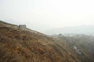 foto,tela,gratis,paisaje,fotografa,idea,Mu Tian Yu gran pared, Pared de castillo, Puesto de vigilancia en un castillo, El Hsiung - Nu, 