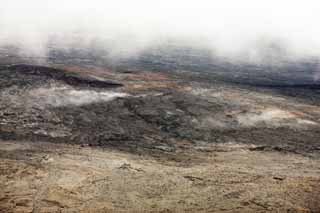 foto,tela,gratis,paisaje,fotografa,idea,Aerofotografa de Hawaii, Lava, El crter, Agritese en el suelo, Desierto